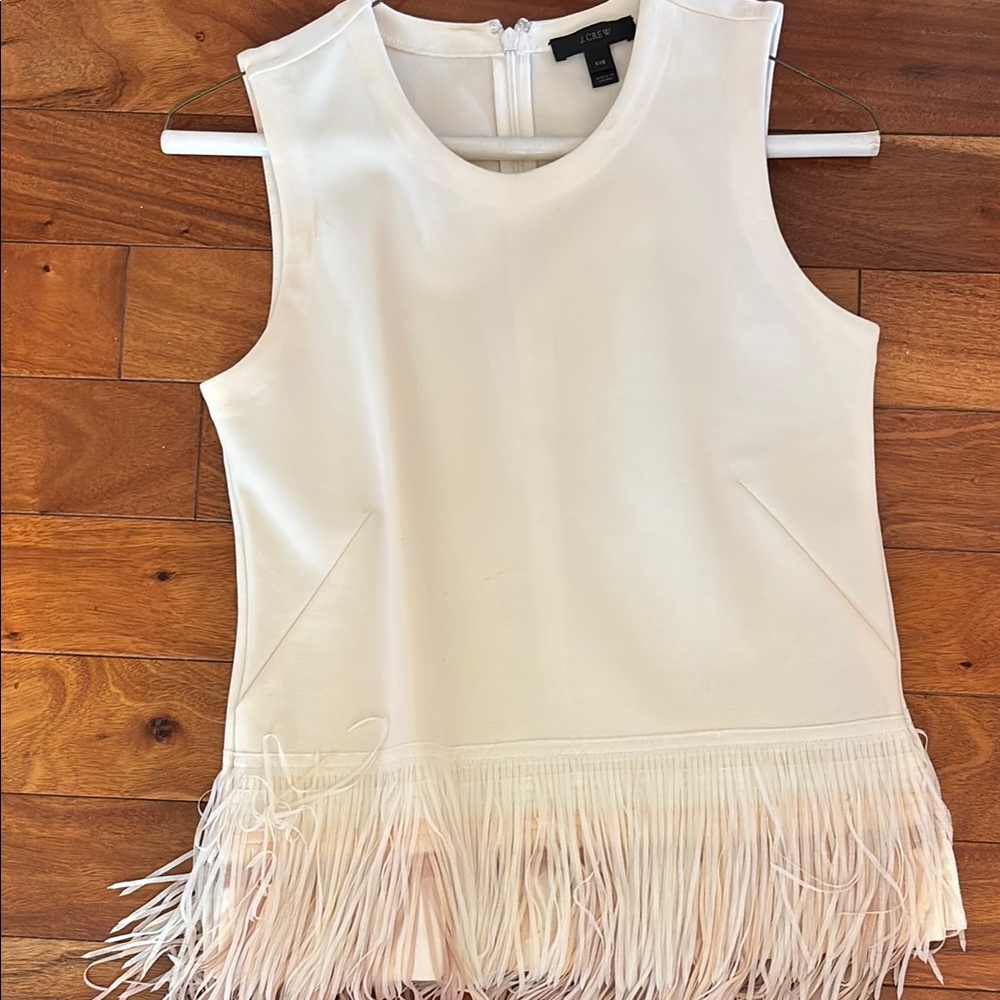J.Crew Ivory Sleeveless Top XS